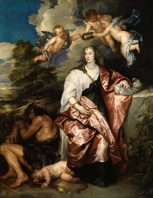Sir Anthony van Dyck, <i>Venetia, Lady Digby</i>, c. 1633-1634, oil on canvas