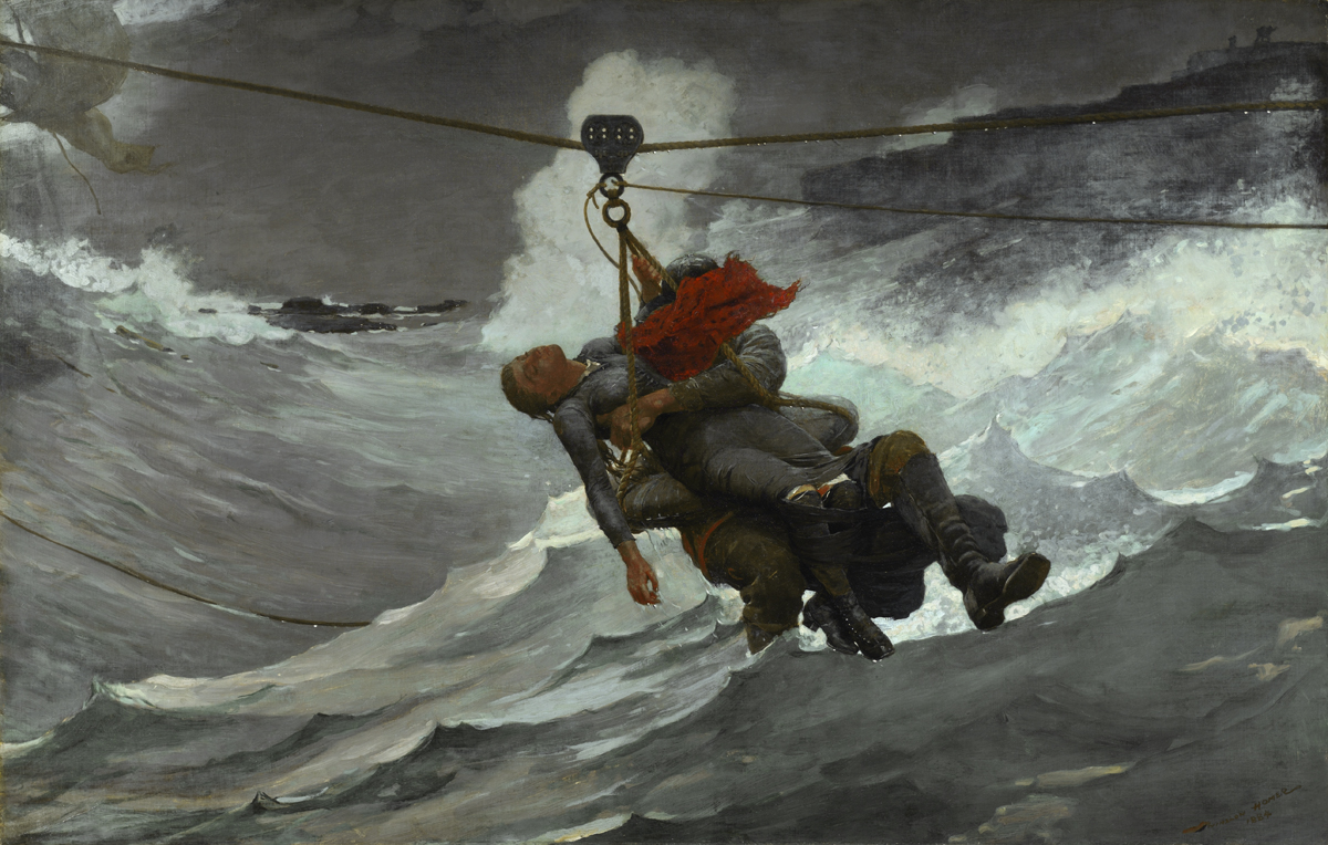 Winslow Homer, The Life Line, 1884