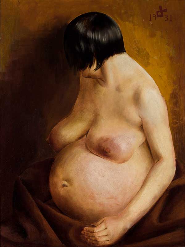 Otto Dix, The Pregnant Woman, 1931, oil on canvas