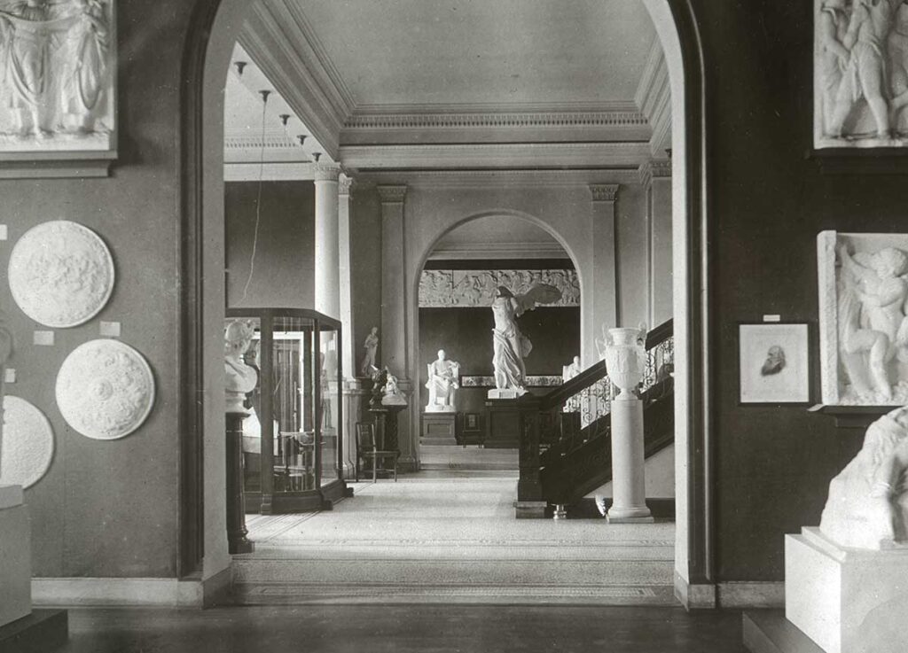 East-west view of the second-floor galleries in 1911