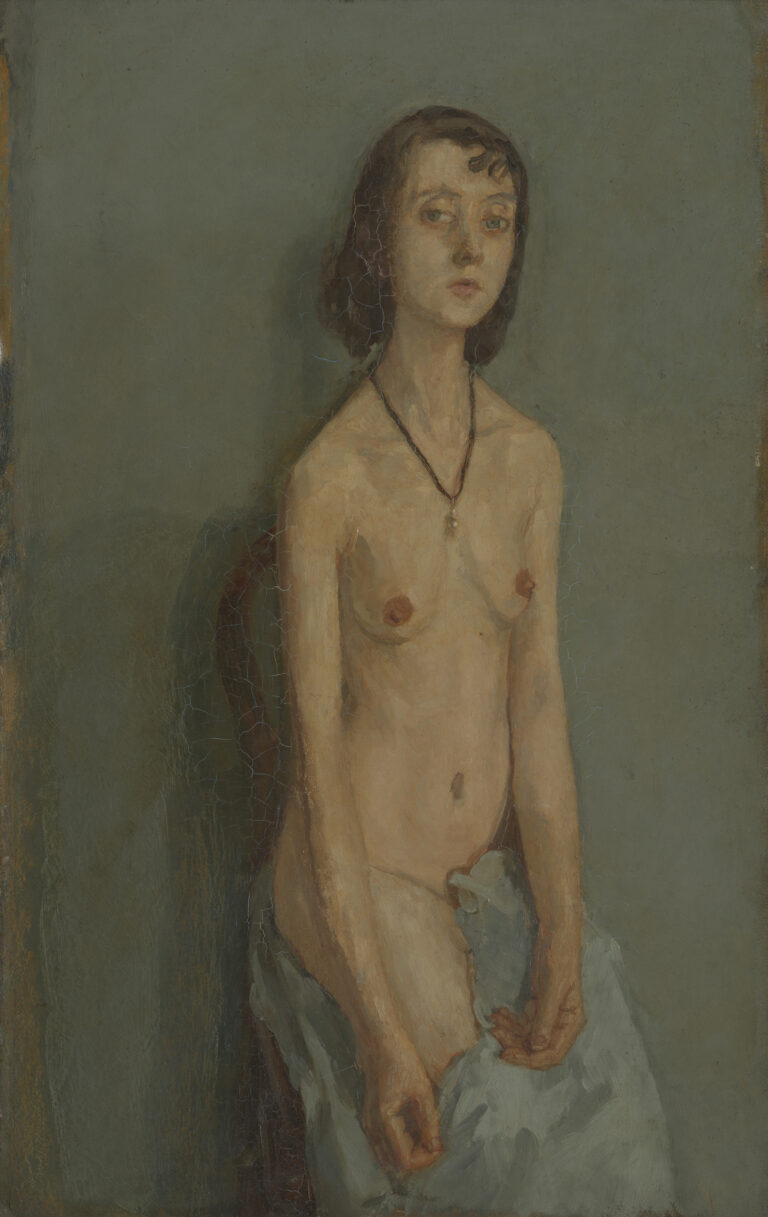 Gwen John, 'Nude Girl', 1909–10, oil paint on canvas