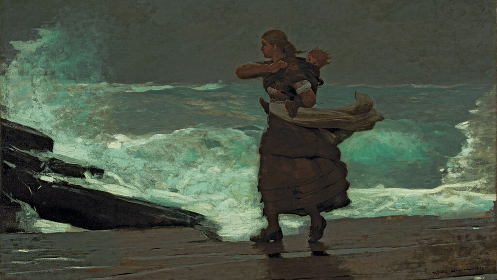 Winslow Homer, 'The Gale', 1883–1893, oil on canvas