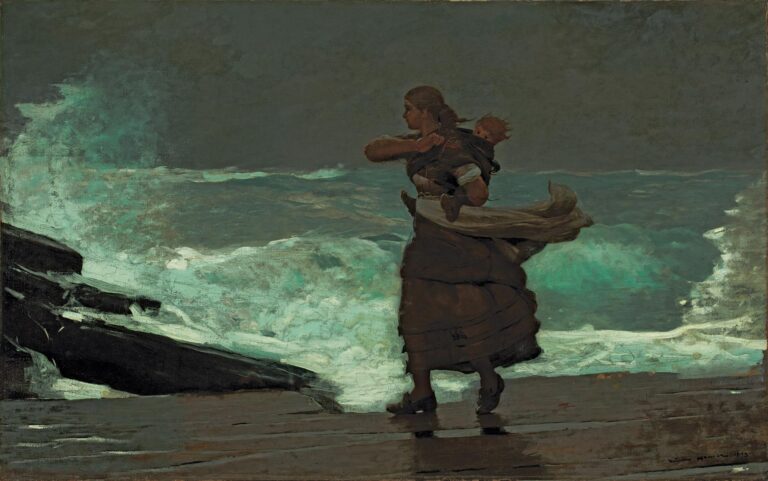 Winslow Homer, 'The Gale', 1883–1893, oil on canvas