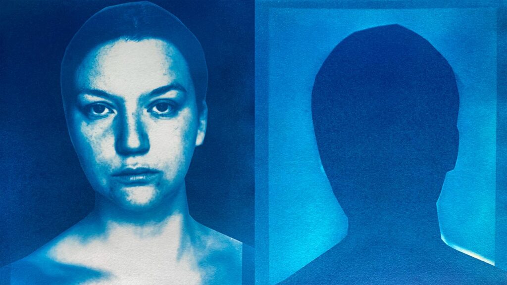 Camilla Jerome, 'Patient, Patient (Comorbid)', diptych, 2022, cyanotype on Arches watercolor paper