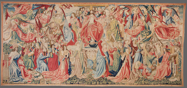 Colijn de Coter, 'The Last Judgment', about 1500, wool and silk tapestry